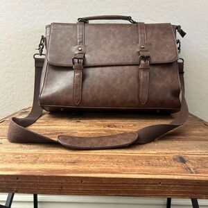 Brown Leather Men's Bag